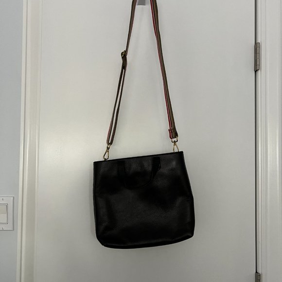 Madewell Bags Ziptop Transport Crossbody Madewell W Rainbow Striped